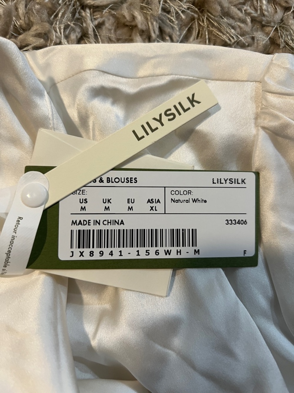 Lilysilk Women Bow-Tie Neck Silk Blouse - Picture 8 of 9